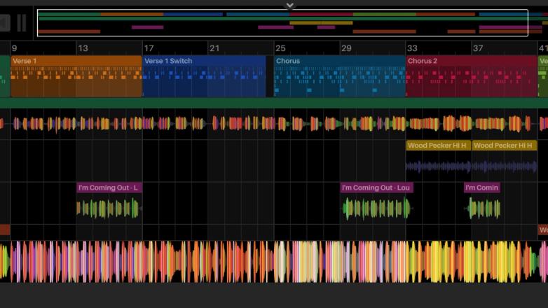 Close-up of Serato SLAB, a Studio-native MIDI pad controller, showing Parameter mode.