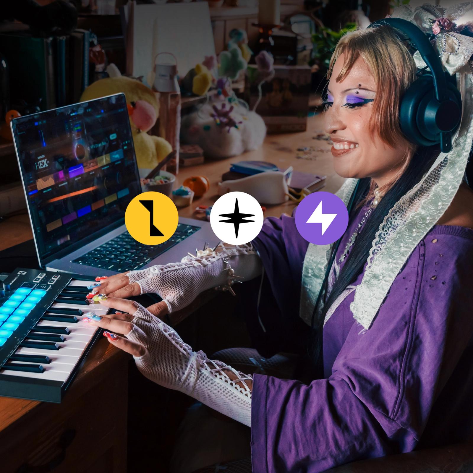 Producer DuckGirl with Serato Producer Suite: Sample, Hex FX, and Studio