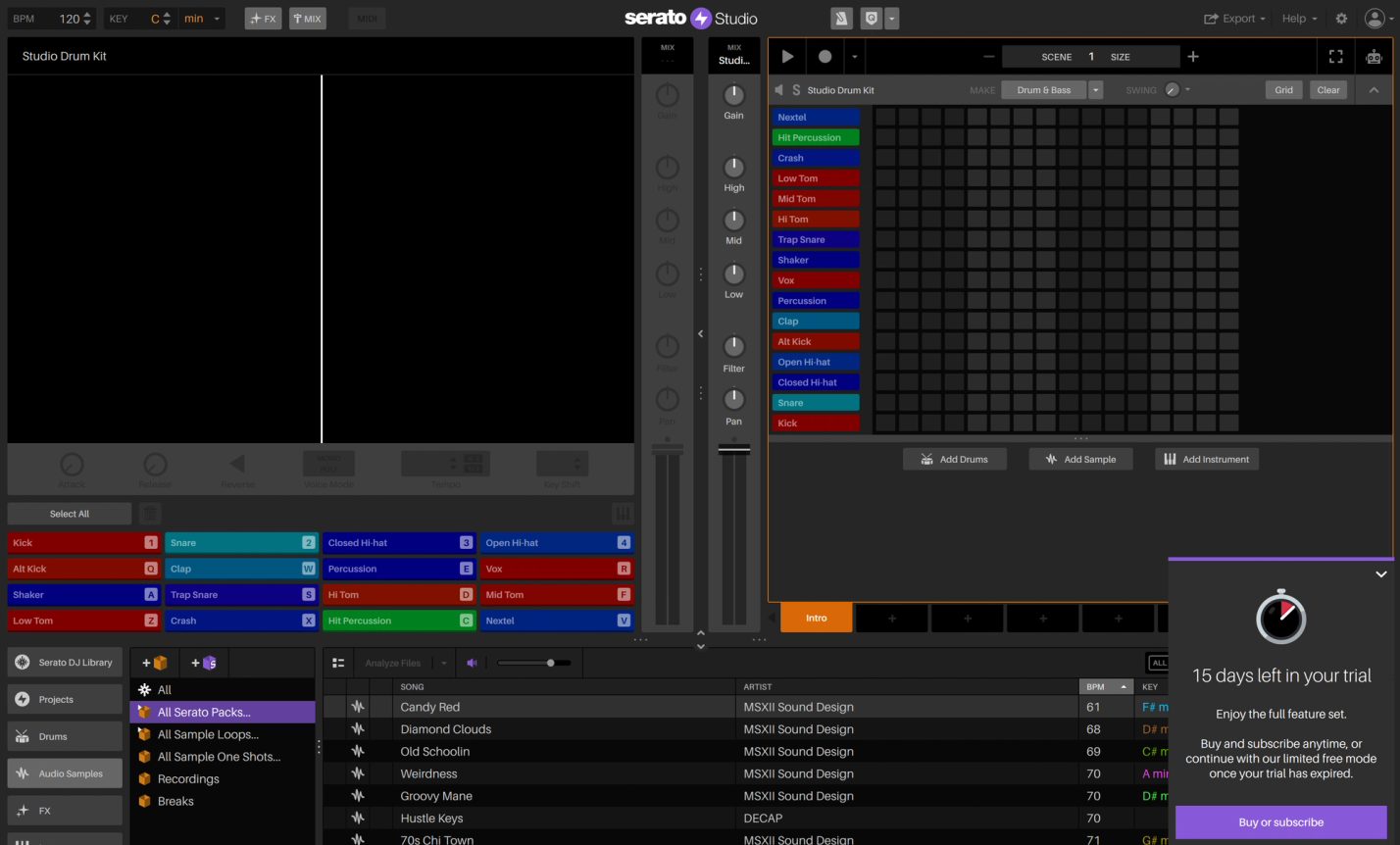 Serato Studio trial—step 3 image