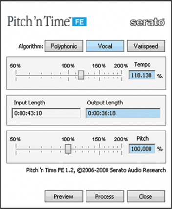 Pitch 'n Time FE GUI